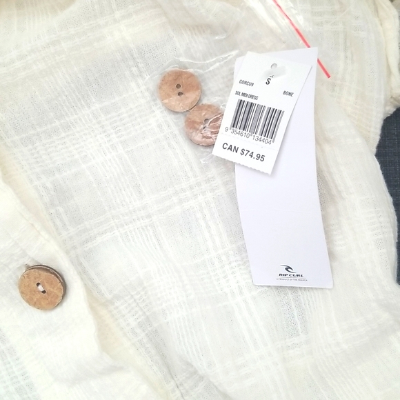 NEW Rip Curl midi shirt dress - Picture 7 of 8